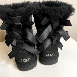 Toddler Size 10C Bailey Bow II Ugg Boots